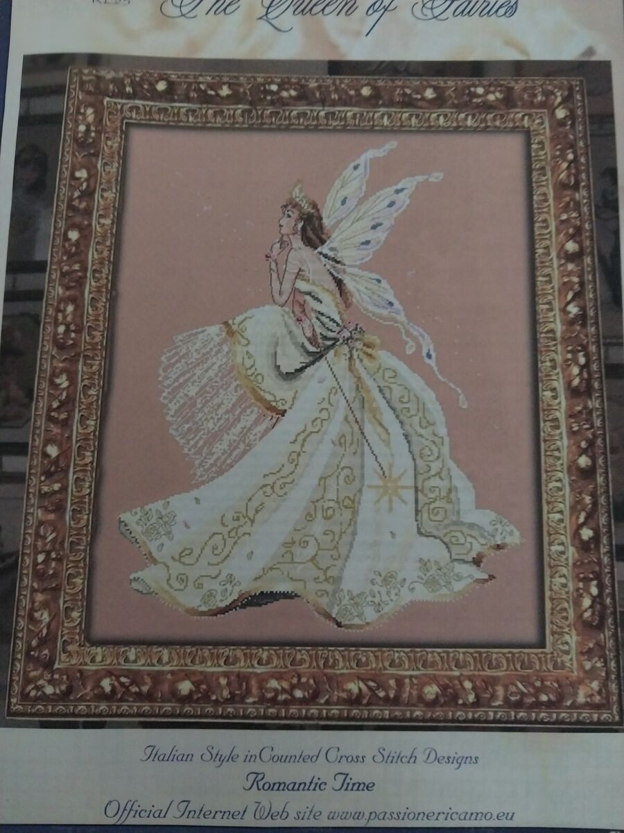 The Queen Of Fairies Passione Ricamo Cross Stitch PATTERN Fold Out Leaflet EBay