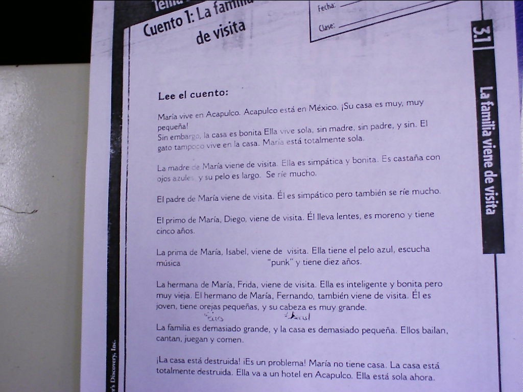 Thsspanish SEMESTER II 09 10 Thsspanish SEMESTER II 09 10