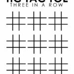 Tic Tac Toe Board Printable Free PDF Templates