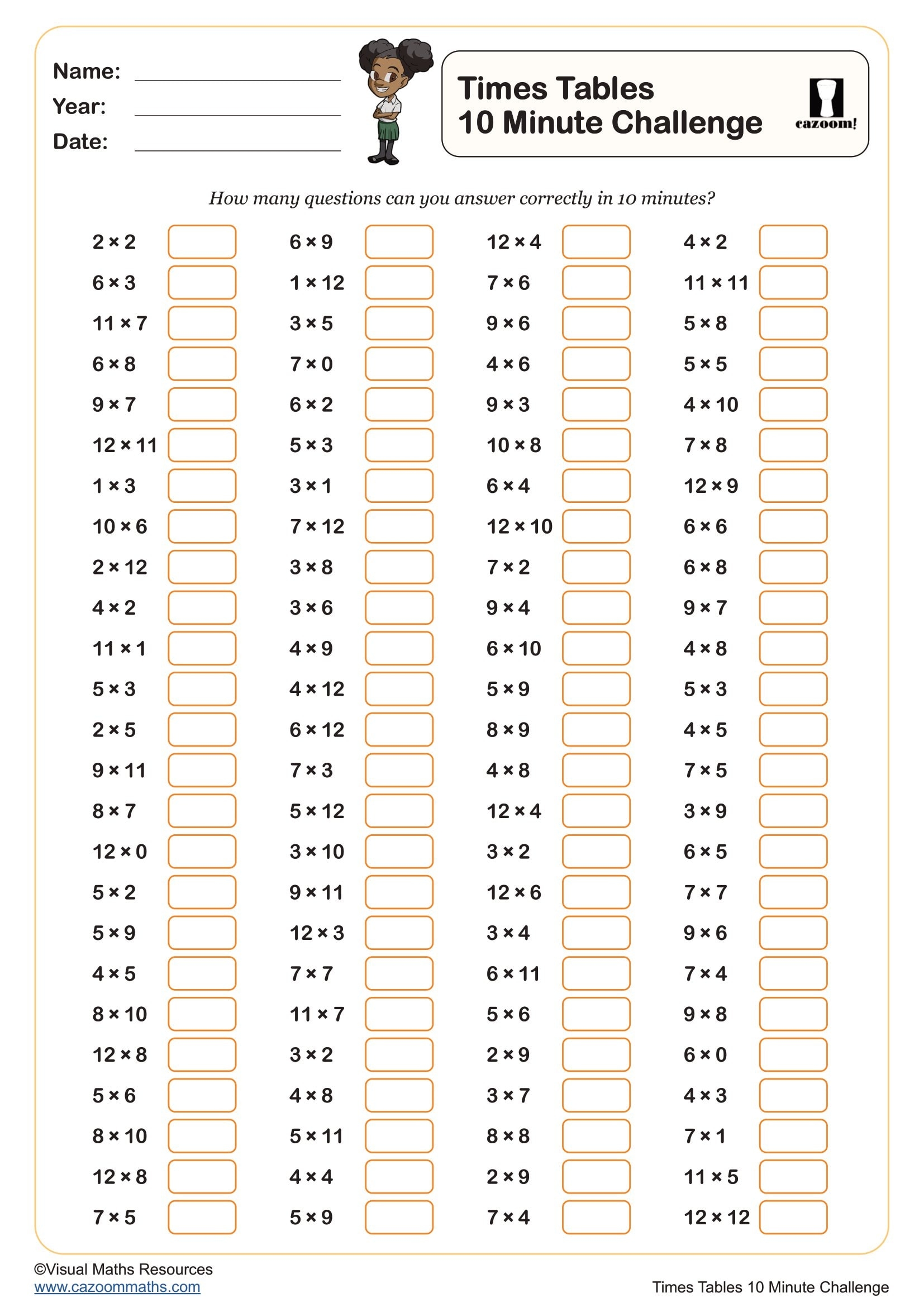 time table multiplication worksheets time table multiplication worksheets
