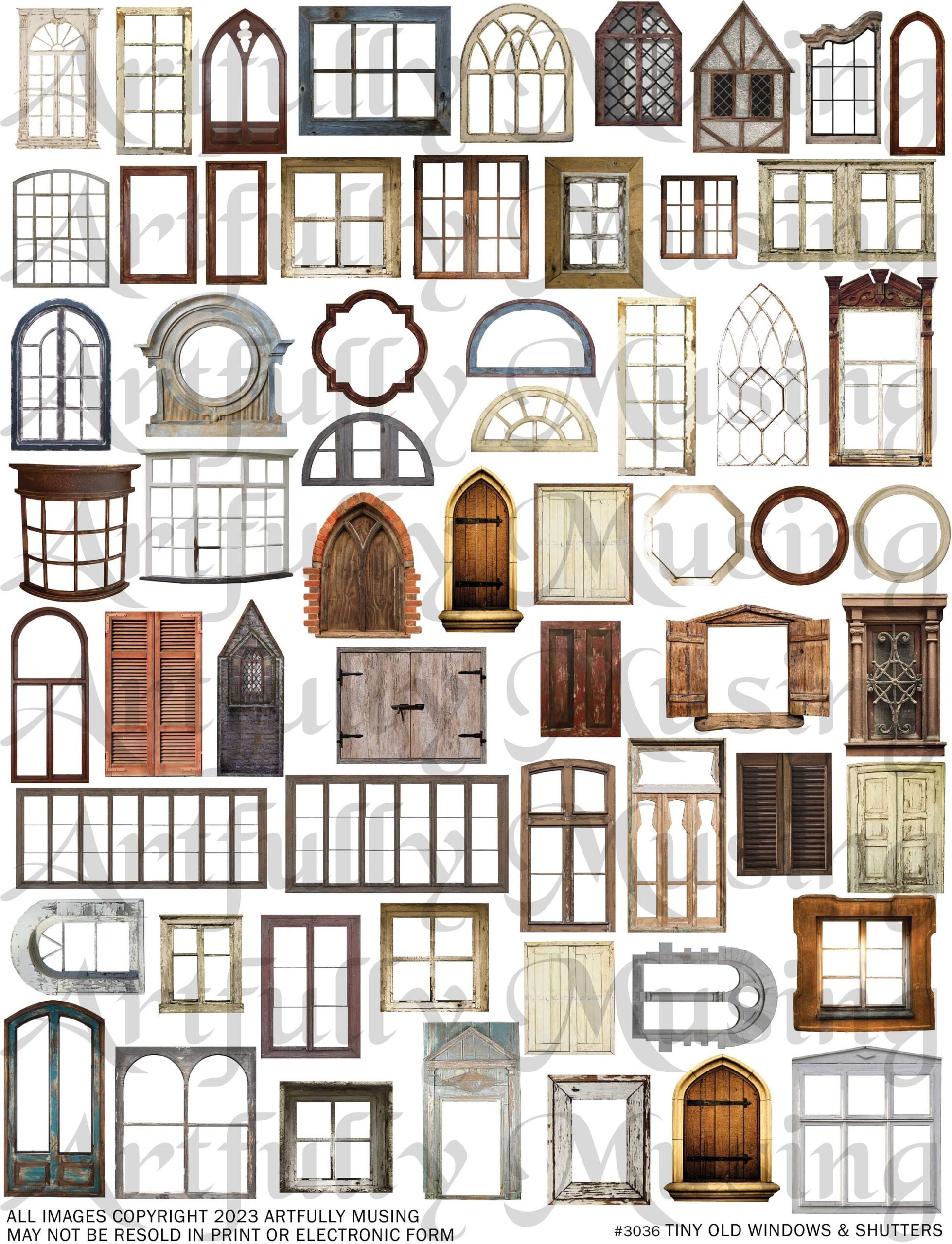 Tiny Old Windows And Shutters Architecture Collage Sheet Digital Printable Instant Download 3036 Etsy Tiny Old Windows And Shutters Architecture Collage Sheet Digital Printable Instant Download 3036 Etsy
