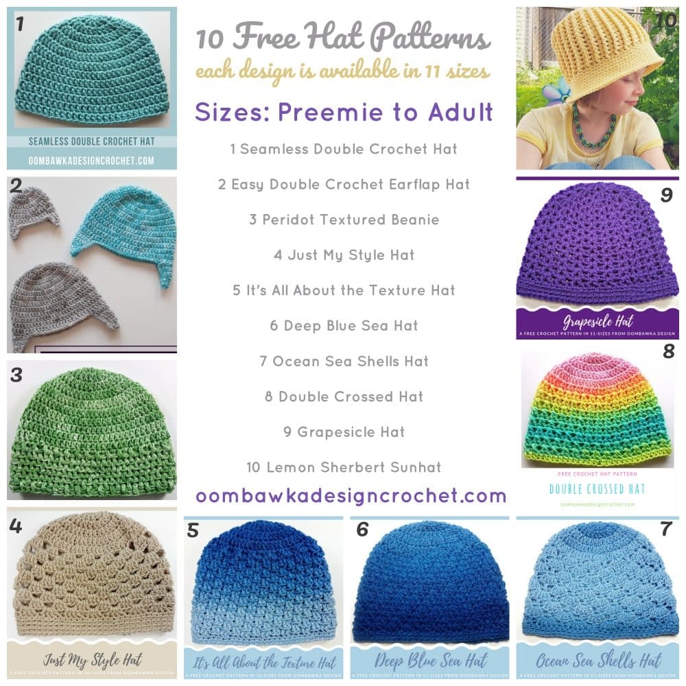 Top 10 Easy Crochet Hat Patterns