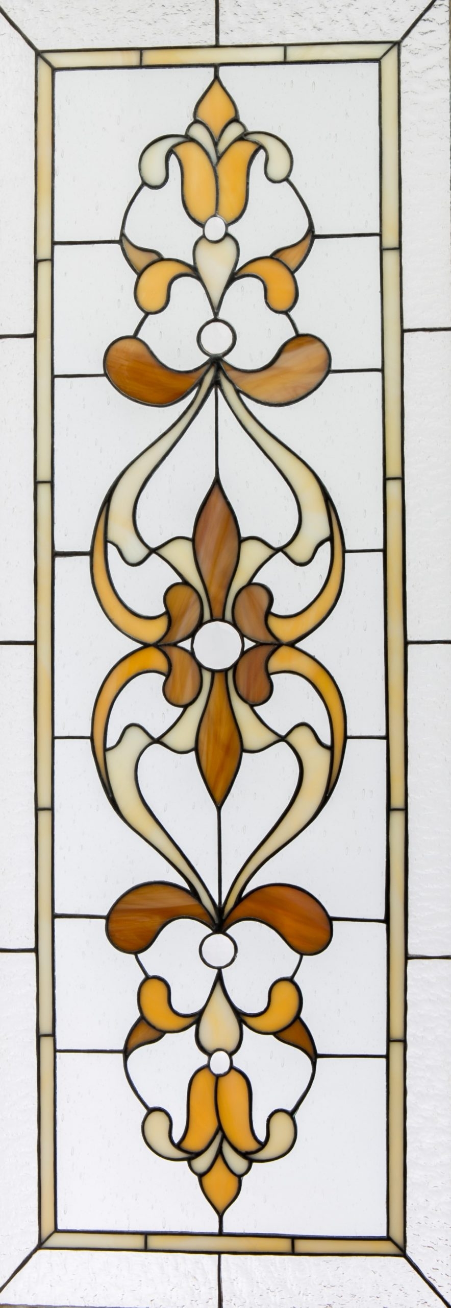 Traditional Pattern Stained Glass Window Design Casa Loma Art Glass
