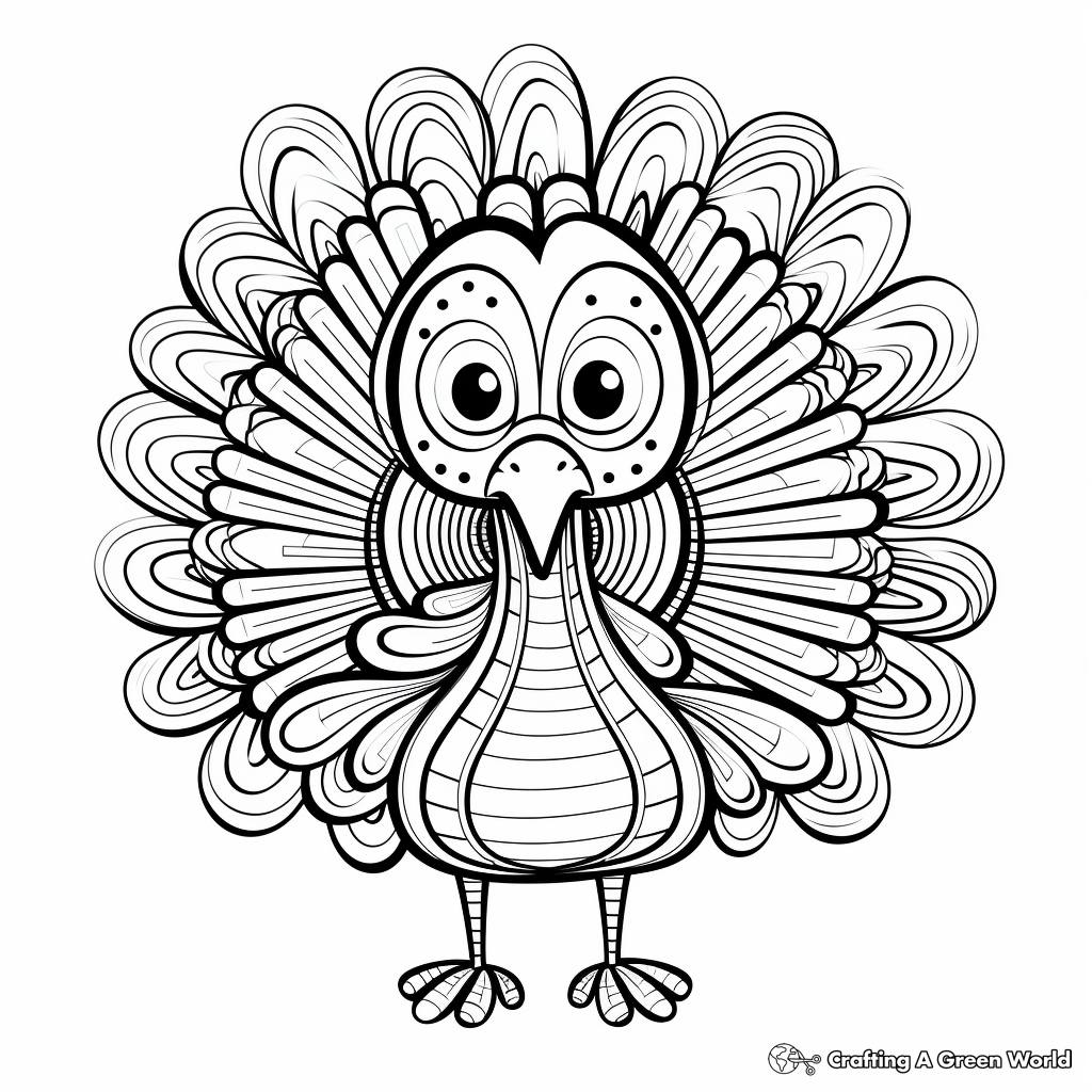 Turkey Coloring Pages Free Printable 