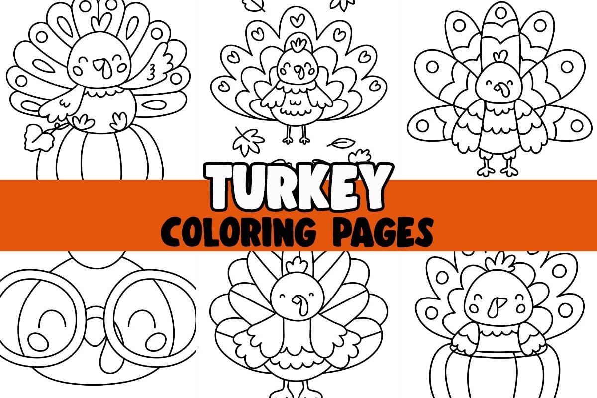 Turkey Coloring Pages Free Printables The Best Ideas For Kids