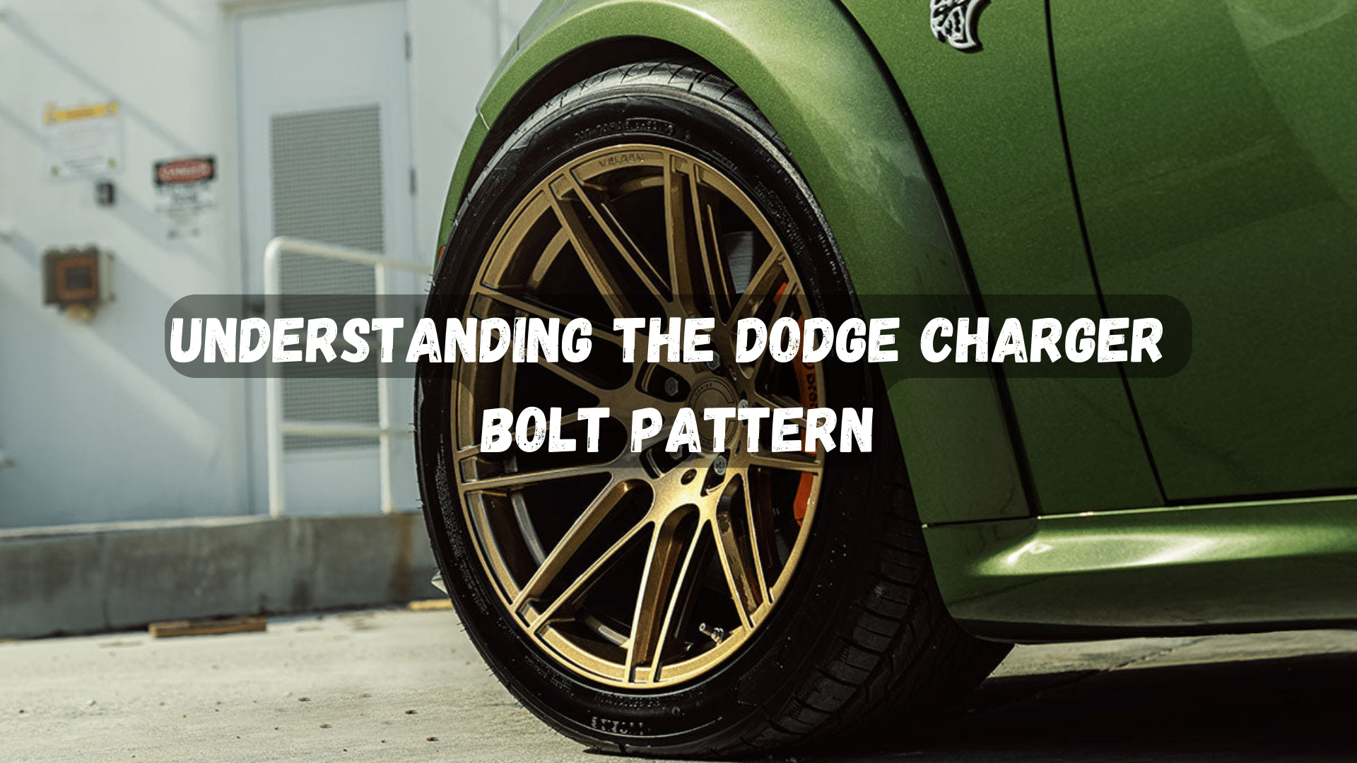 Understanding The Dodge Charger Bolt Pattern Opple House