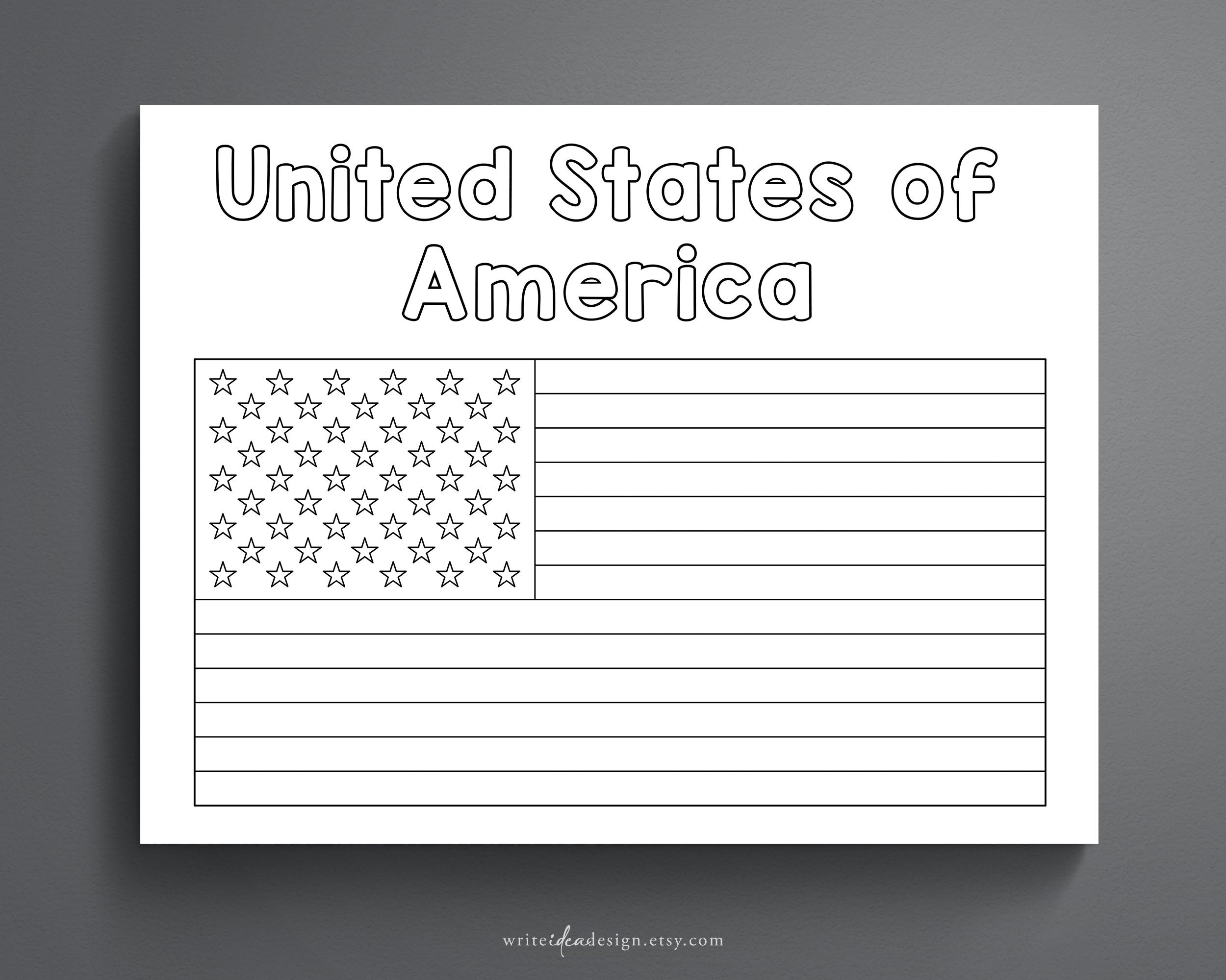 american flag colouring page american flag colouring page