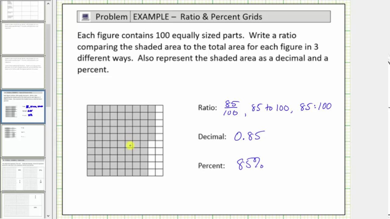 determine the pattern and fill in the decimal grid