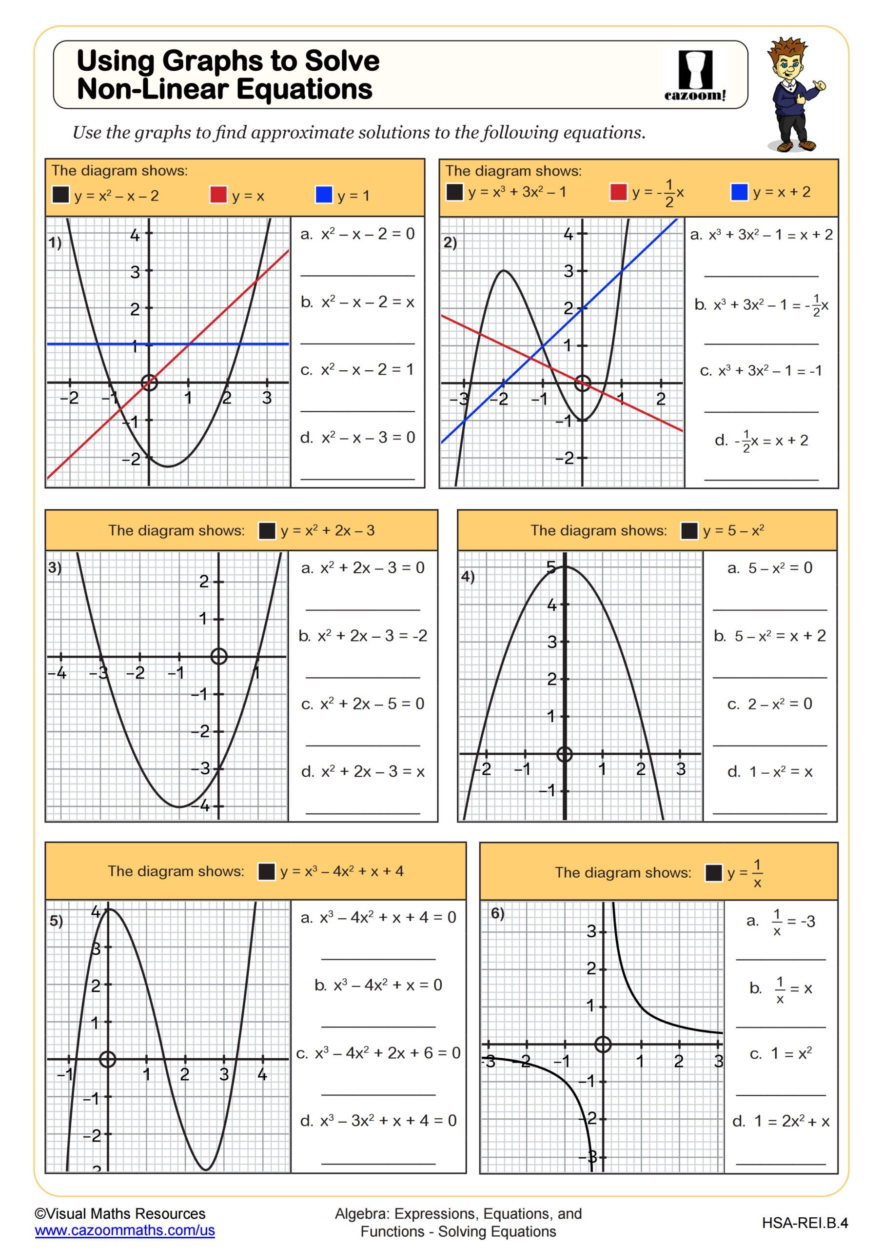 solving systems of equations with graphing worksheet