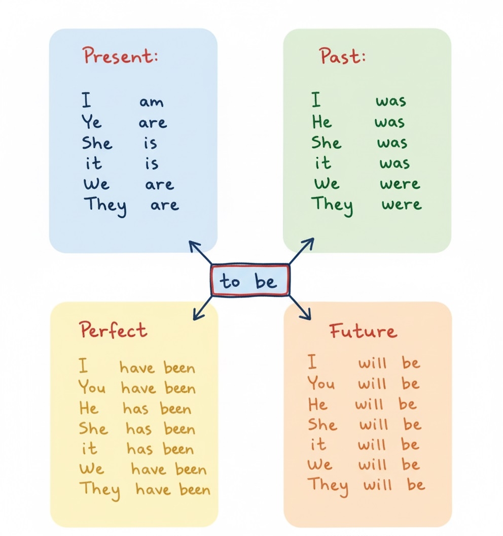 Verb To Be In English Grammar Forms Uses And Examples