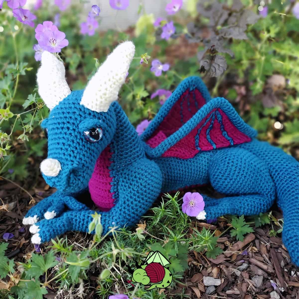 Vincent The Dragon Free Amigurumi Crochet Pattern Amigurumi Hooked By Kati