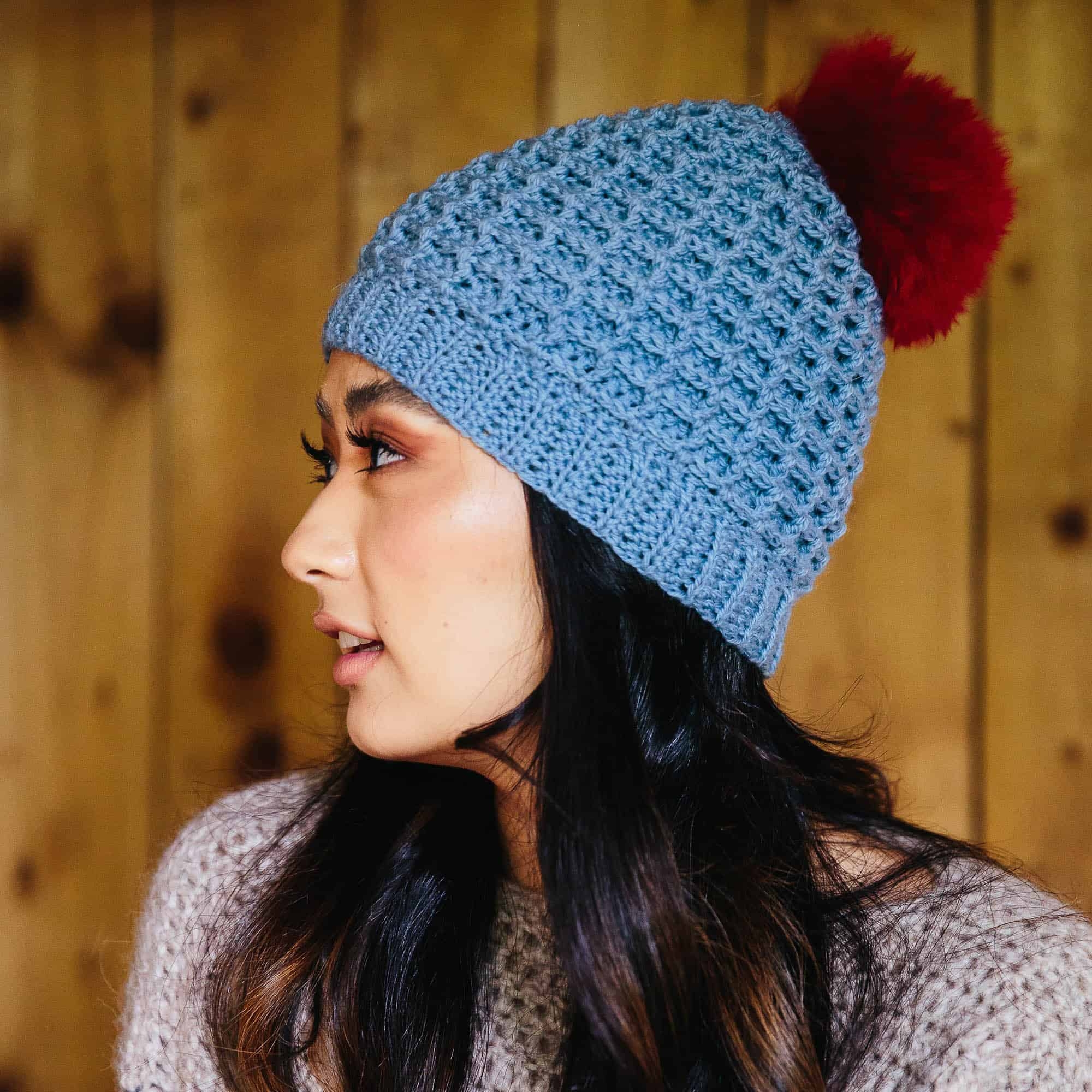 crochet beanie hat pattern