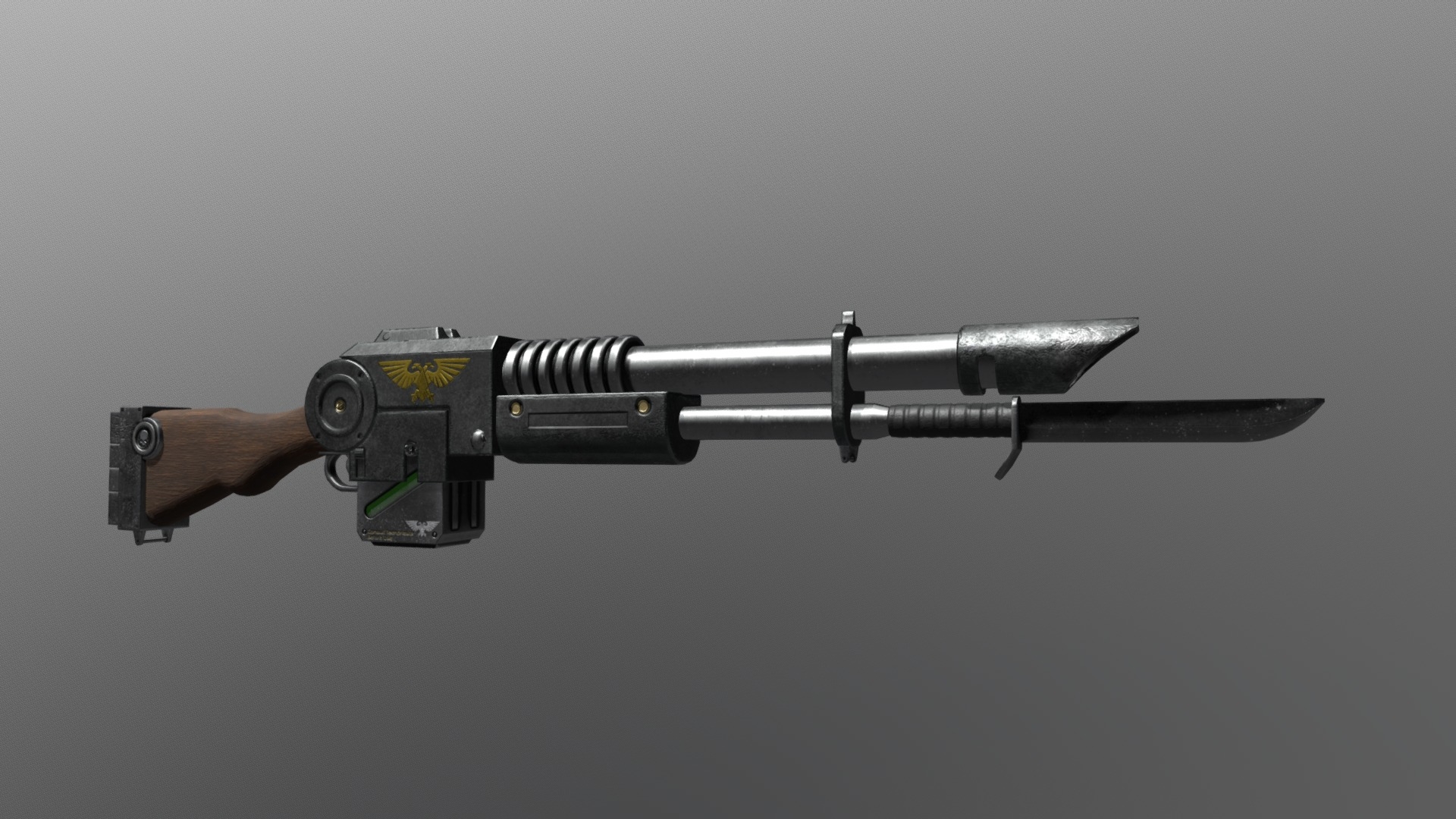 Warhammer 40 000 Lucius Pattern No 98 Lasgun 3D Model By Kommissarazura KommissarAzura 90a99ab