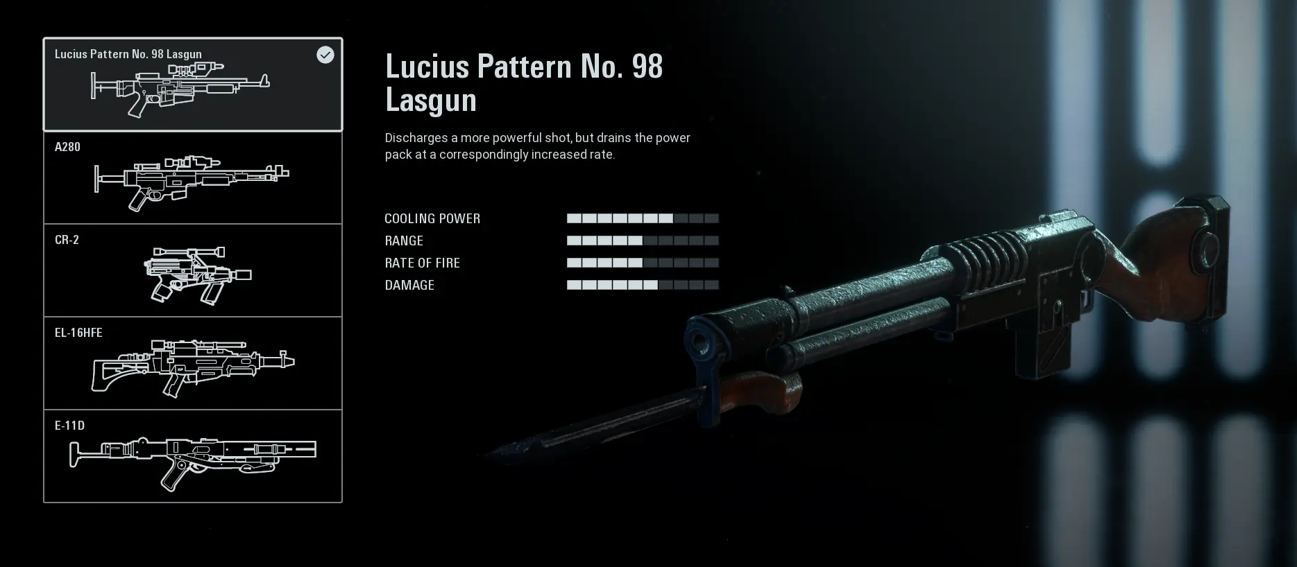 Warhammer 40000 Lucius Pattern No 98 Lasgun At Star Wars Battlefront II 2017 Nexus Mods And Community Warhammer 40000 Lucius Pattern No 98 Lasgun At Star Wars Battlefront II 2017 Nexus Mods And Community