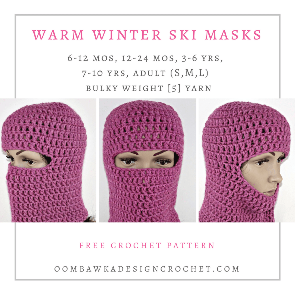 Warm Winter Ski Masks Free Pattern Warm Winter Ski Masks Free Pattern