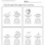 Weight Measurement Worksheet Free Printable Digital PDF