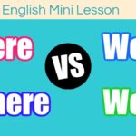Were We re Where Wear What Is The Difference Homophones ESL English Mini Lesson YouTube