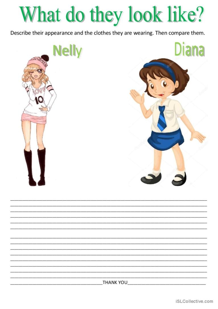 What Do They Look Like Pictur English ESL Worksheets Pdf Doc