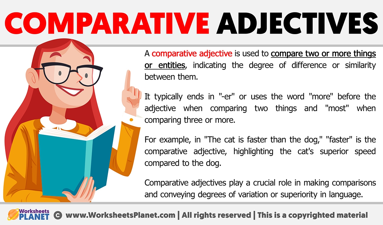 What Is A Comparative Adjective Definition Of Comparative Adjective