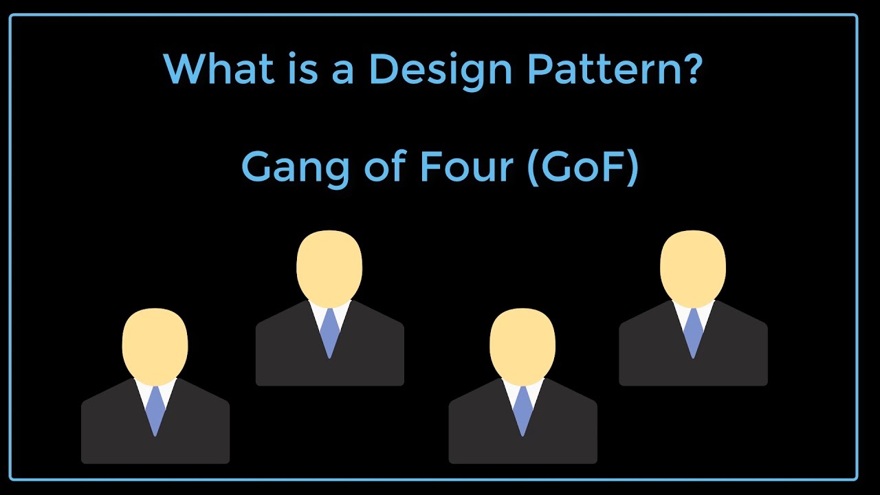 What Is A Design Pattern And Who Are The Gang Of Four Java YouTube