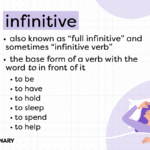 What Is An Infinitive Verb YourDictionary