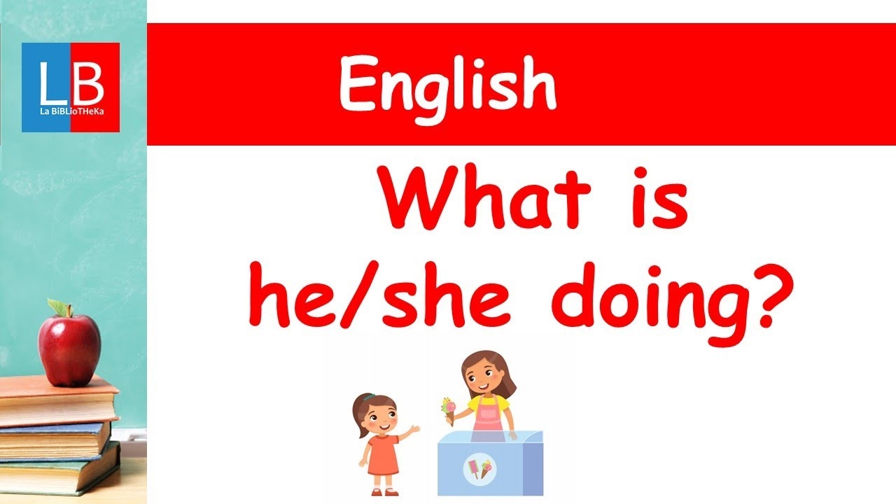 WHAT IS HE SHE DOING Ingl s Para Ni os PRIMARIA YouTube