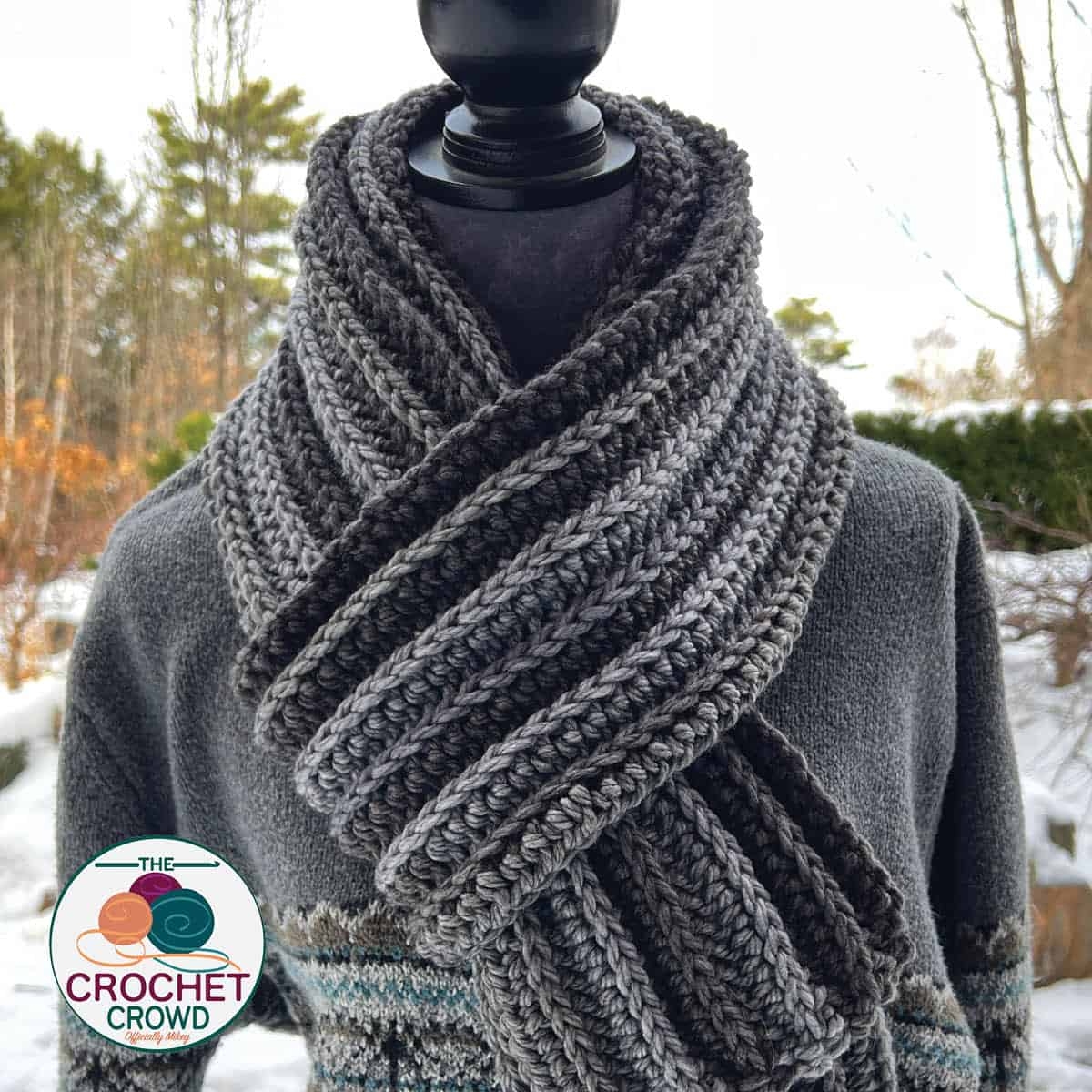 What Is The Crochet Version Of Hot Frosty s Scarf Free Pattern Tutorial The Crochet Crowd