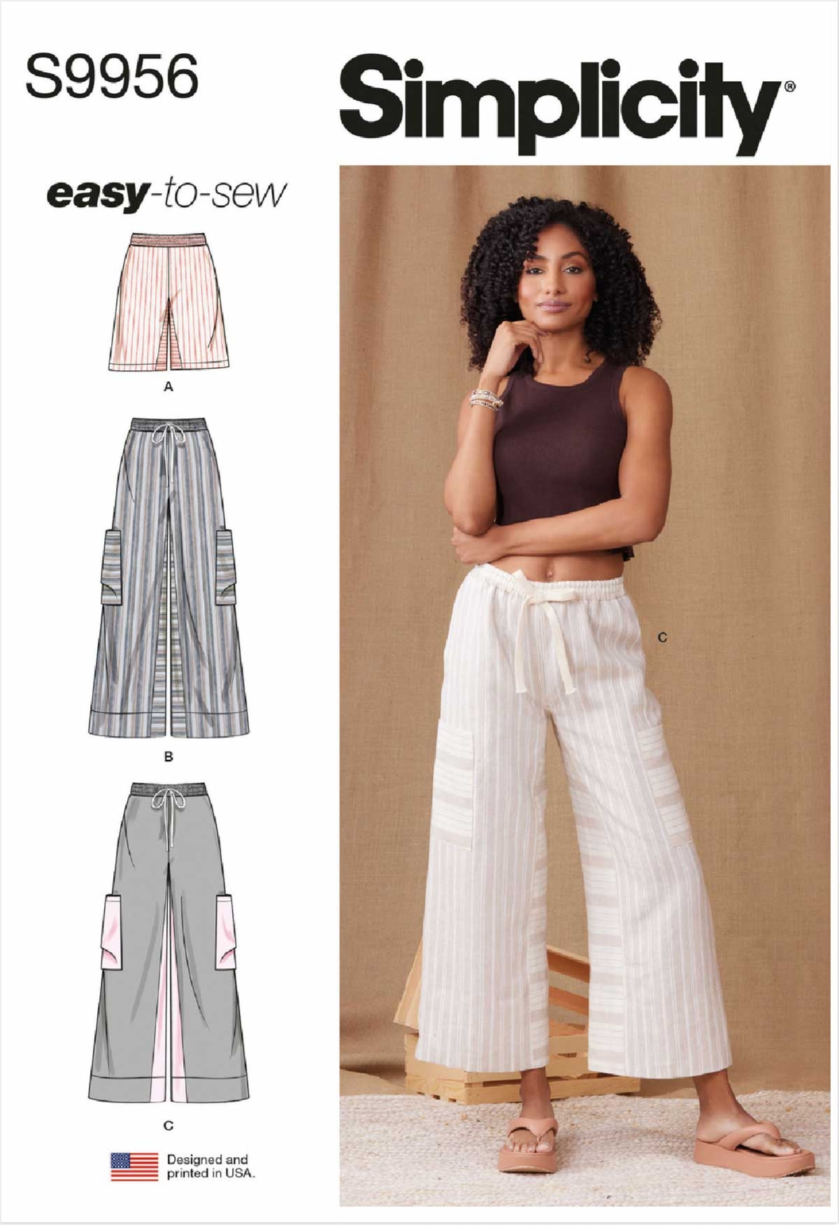 wide leg pants pattern