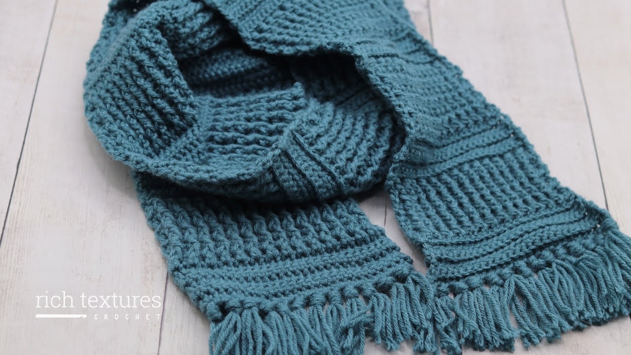 Windermere Scarf Crochet Pattern YouTube