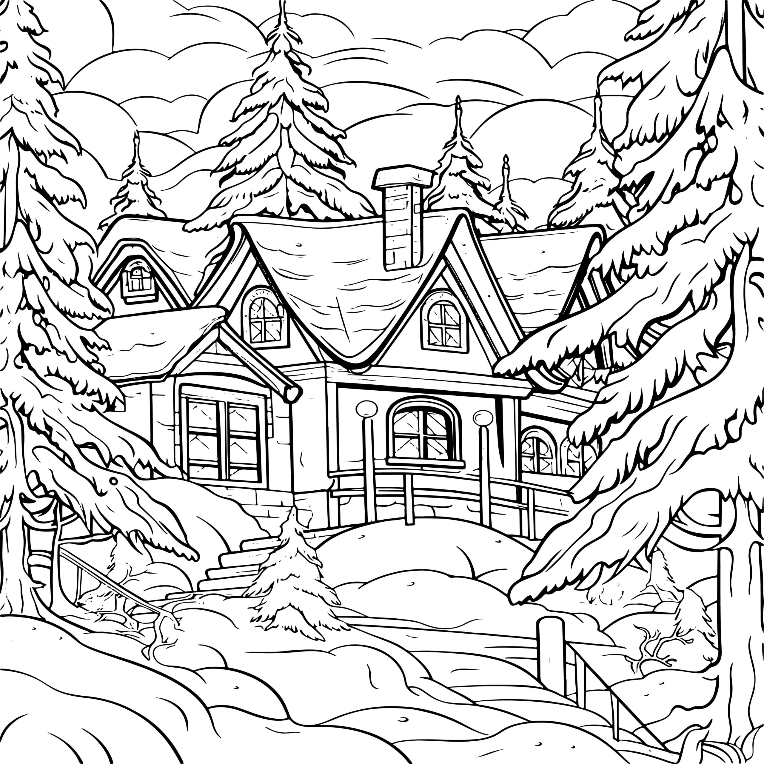 winter coloring pages for adults winter coloring pages for adults