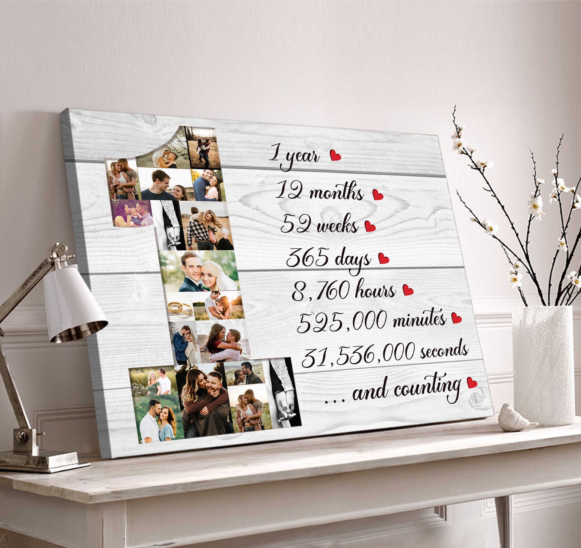 1 Year Anniversary Photo Collage Canvas Print One Year Anniversary Gift 1st Anniversary Gift Personalized Gifts 1 Year Anniversary Photo Collage Canvas Print One Year Anniversary Gift 1st Anniversary Gift Personalized Gifts