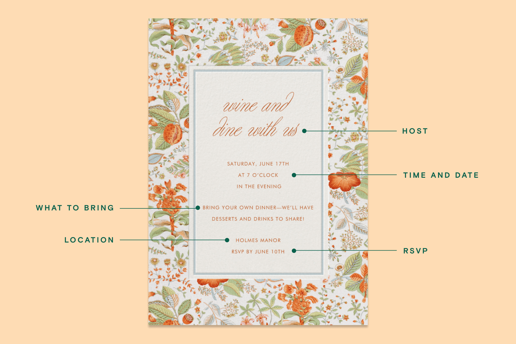 party invitation message sample