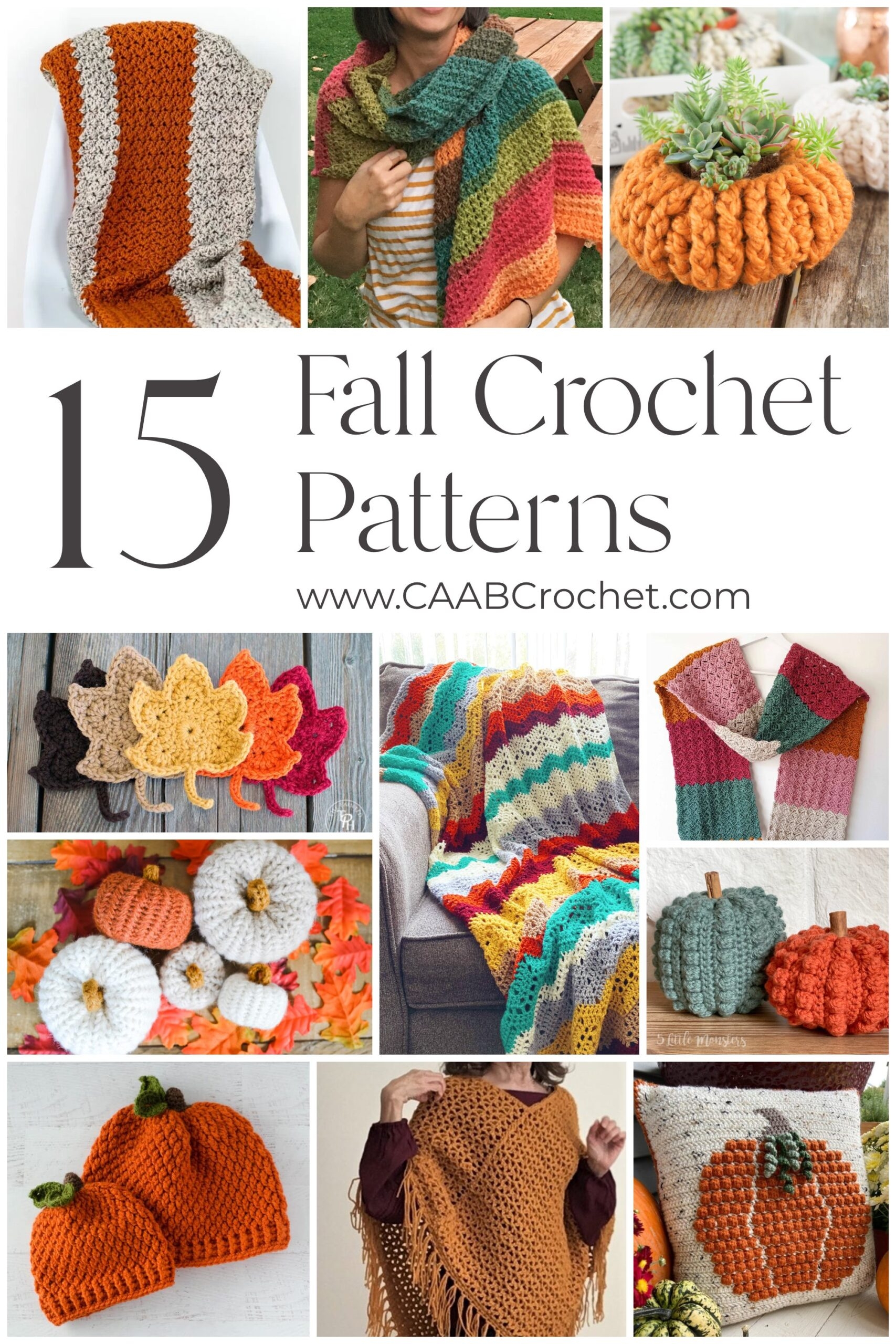 15 Fall Crochet Patterns CAAB Crochet 15 Fall Crochet Patterns CAAB Crochet