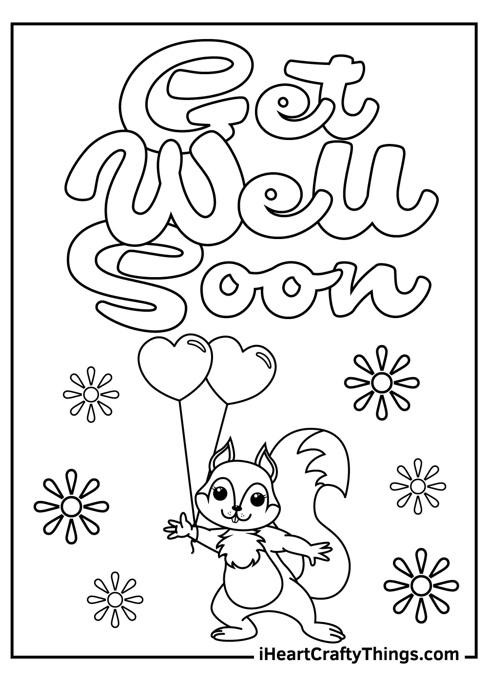 15 Get Well Soon Coloring Pages 100 Free Printables