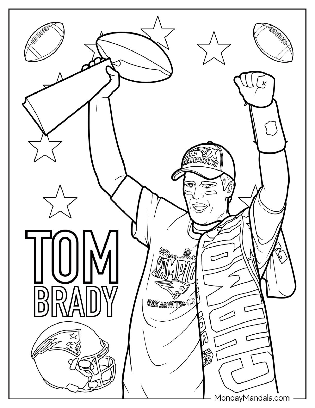 16 Tom Brady Coloring Pages Free PDF Printables 16 Tom Brady Coloring Pages Free PDF Printables
