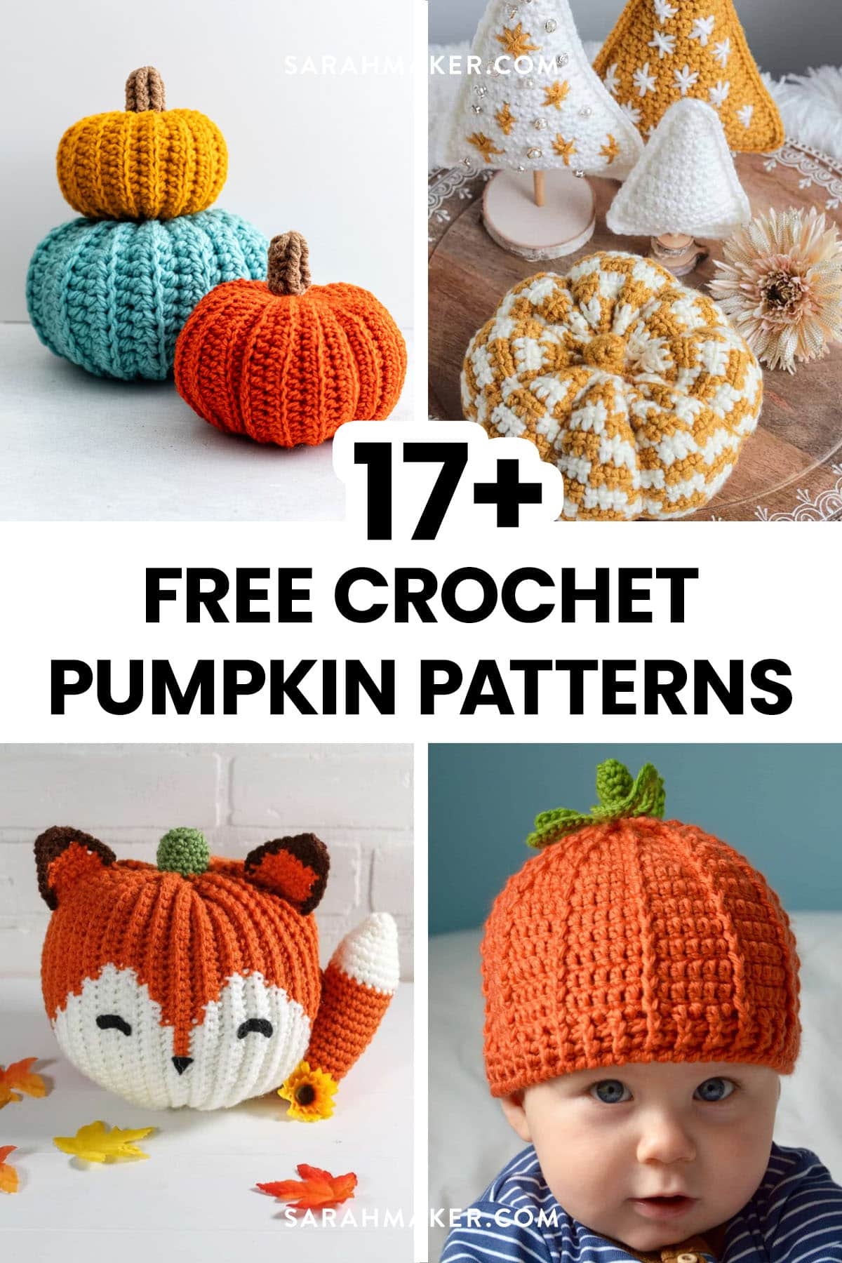 17 Free Crochet Pumpkin Patterns For Cozy Fall Decor Sarah Maker