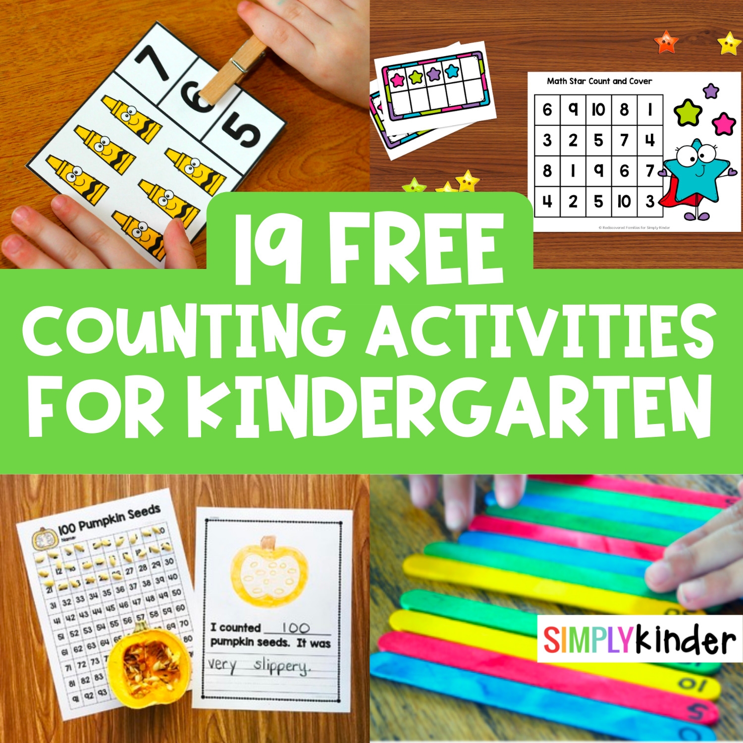 19 Free Counting Activities For Kindergarten Simply Kinder 19 Free Counting Activities For Kindergarten Simply Kinder