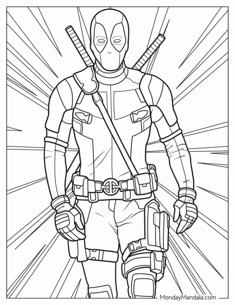 20 Deadpool Coloring Pages Free PDF Printables 20 Deadpool Coloring Pages Free PDF Printables