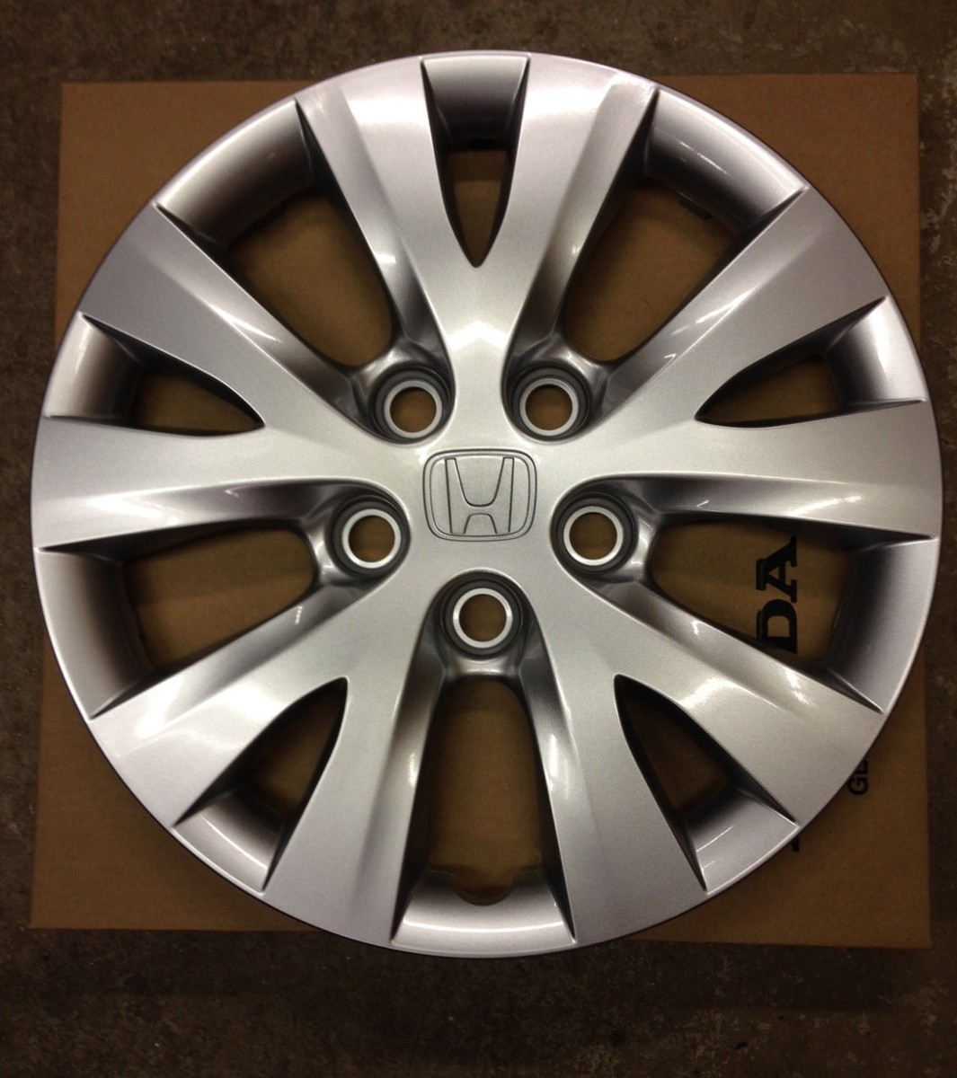 2012 Honda Civic 15 Inch 5 Lug Bolt Pattern Wheel Cover Front 2012 Hub Cap Genuine OEM 1 Year 2012 Honda Civic 15 Inch 5 Lug Bolt Pattern Wheel Cover Front 2012 Hub Cap Genuine OEM 1 Year