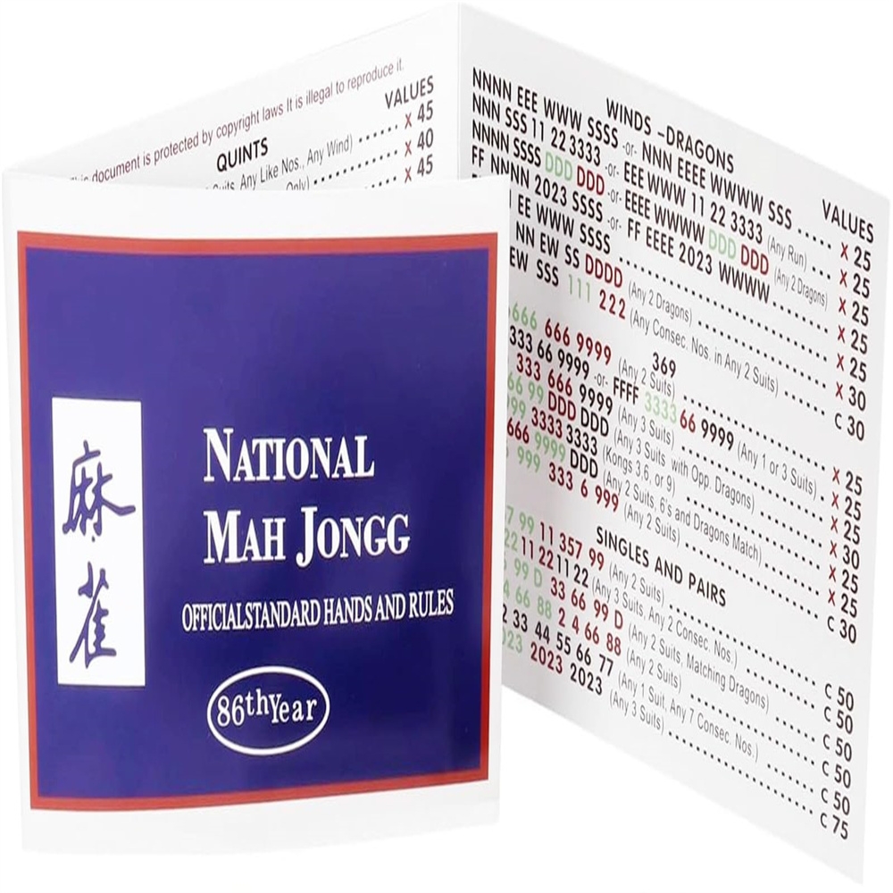 2024 Mahjong Card Official Large Print Mah Jongg Cards 2024 Worksheets Library 2024 Mahjong Card Official Large Print Mah Jongg Cards 2024 Worksheets Library