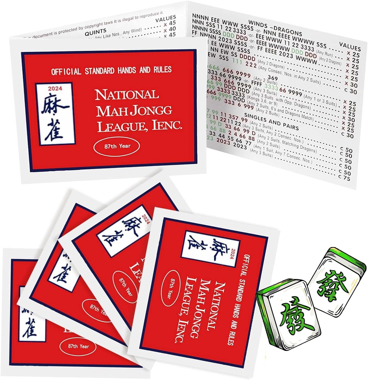 printable 2024 mahjong card printable 2024 mahjong card