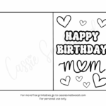 22 Coloring Birthday Cards For Mom FREE Printables Cassie Smallwood