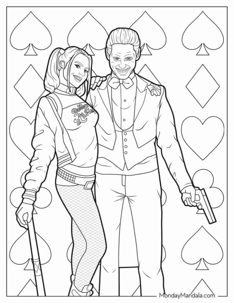 22 Joker Coloring Pages Free PDF Printables 22 Joker Coloring Pages Free PDF Printables
