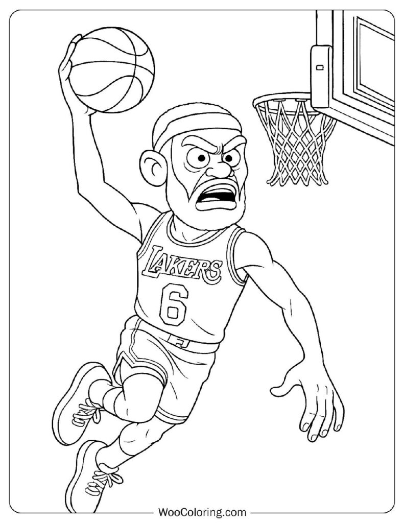 24 NBA Basketball Coloring Pages Free PDF To Print Woo Coloring 24 NBA Basketball Coloring Pages Free PDF To Print Woo Coloring