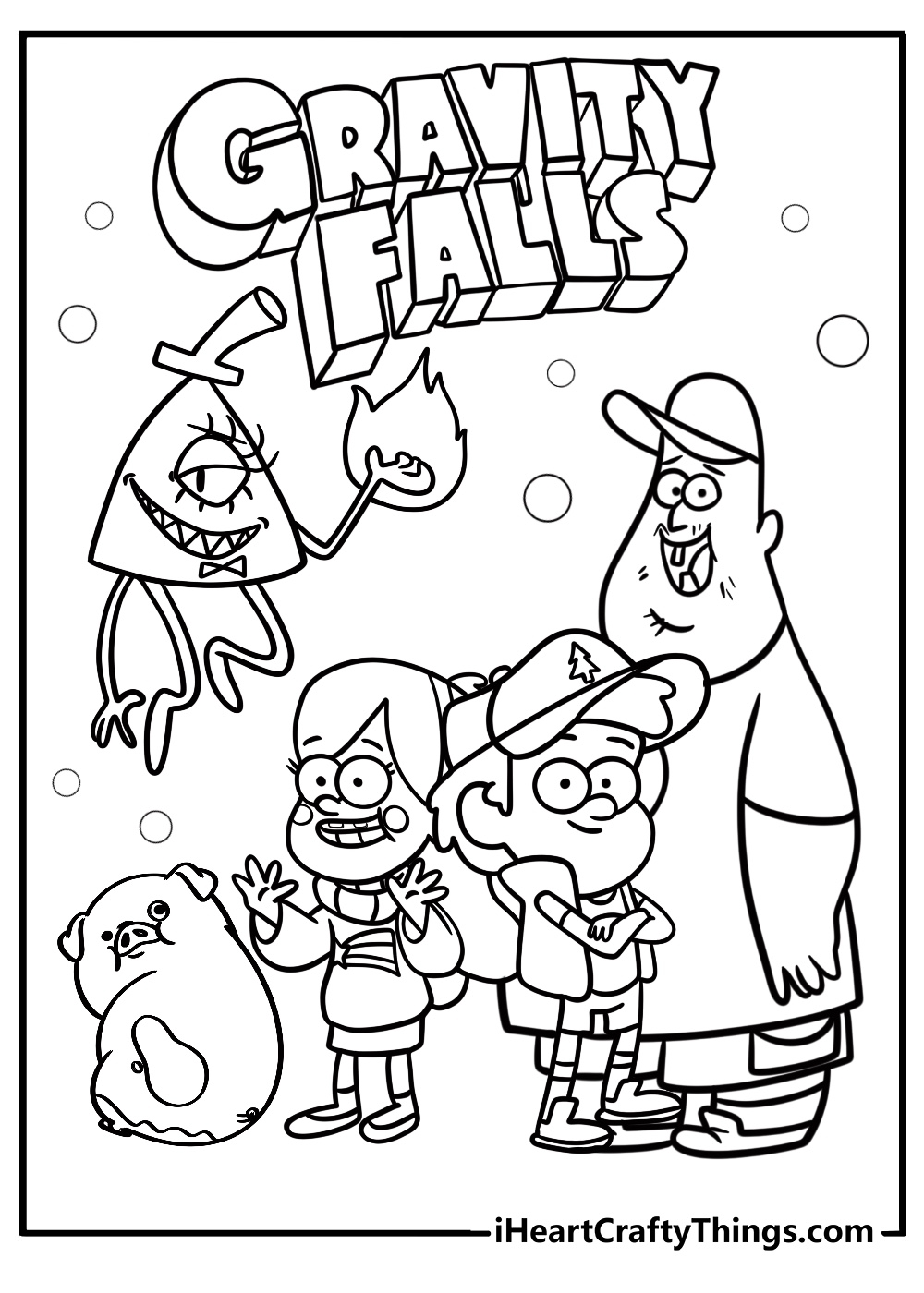 25 Gravity Falls Coloring Pages Printable Free PDFs 25 Gravity Falls Coloring Pages Printable Free PDFs