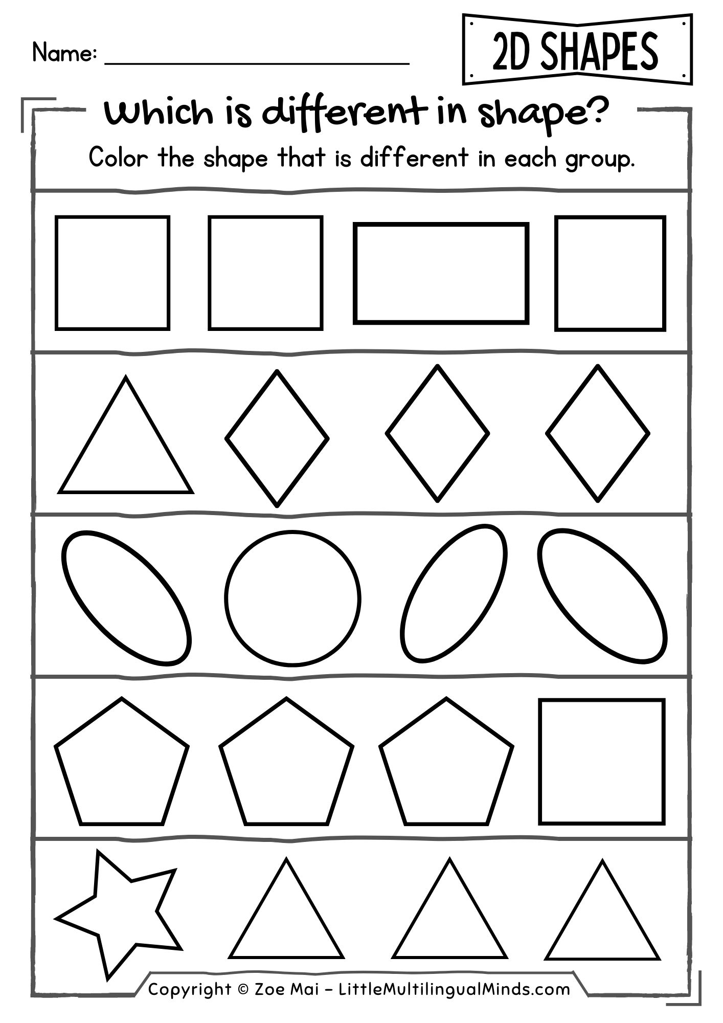 2D And 3D Shapes Sort And Identify Activities Worksheets Pre K Kindergarten Made By Teachers 2D And 3D Shapes Sort And Identify Activities Worksheets Pre K Kindergarten Made By Teachers