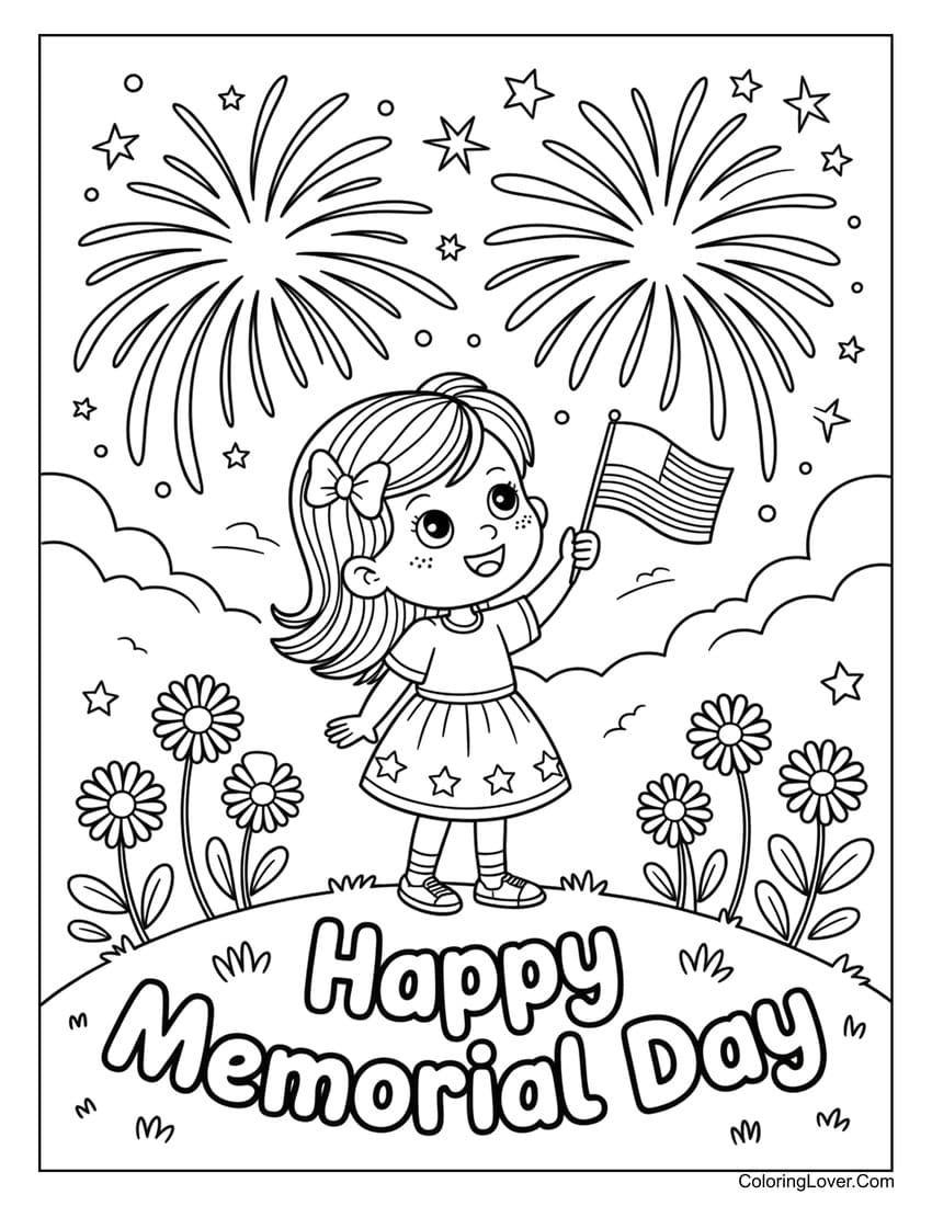 memorial day color pages memorial day color pages