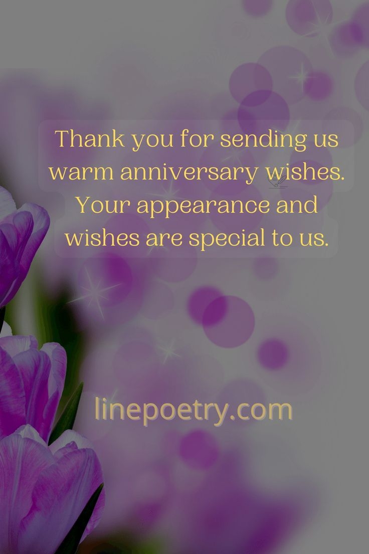 500 Thank You For Anniversary Wishes Messages Images Linepoetry 500 Thank You For Anniversary Wishes Messages Images Linepoetry