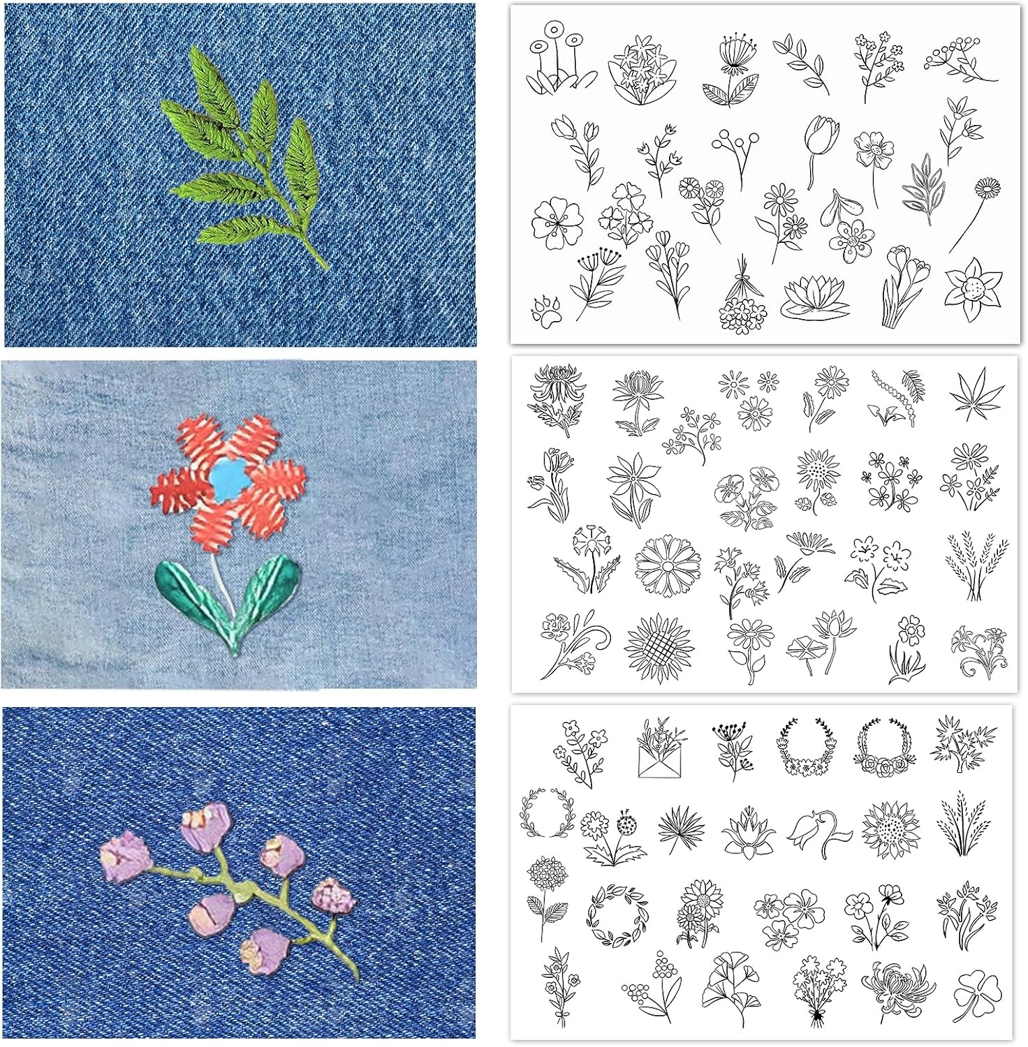 75 Pcs Water Soluble Embroidery Patterns 3 Template Lebanon Ubuy 75 Pcs Water Soluble Embroidery Patterns 3 Template Lebanon Ubuy