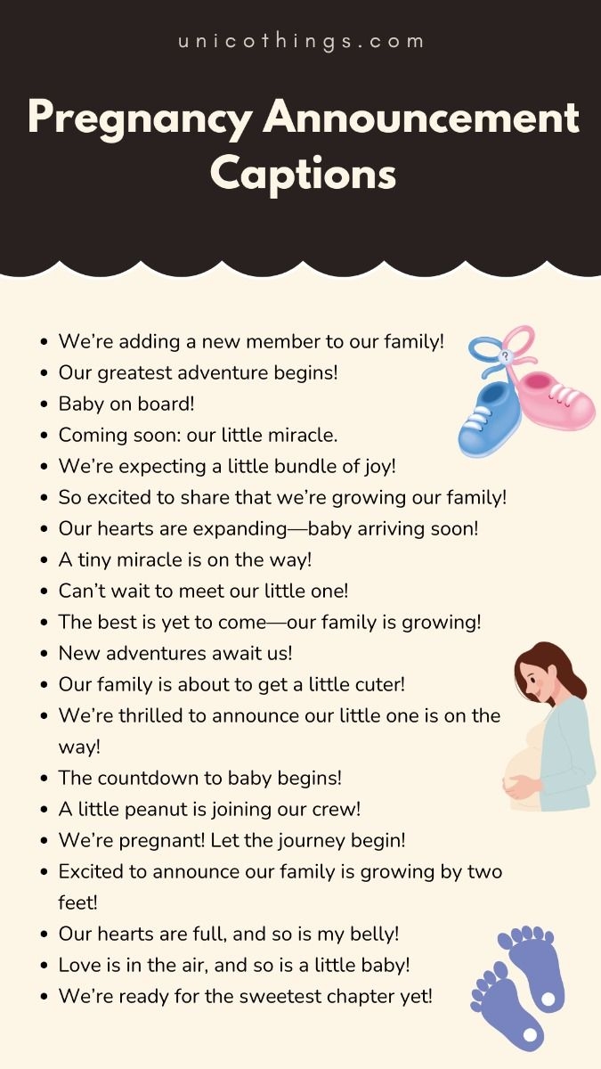 79 Best Pregnancy Announcement Captions For Instagram 79 Best Pregnancy Announcement Captions For Instagram